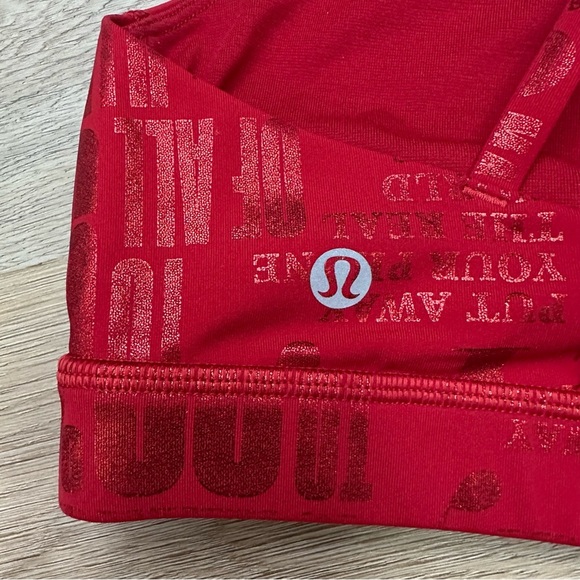 Lululemon Energy Bra *Manifesto
20YR Manifesto Foil Dark Red - Picture 7 of 9